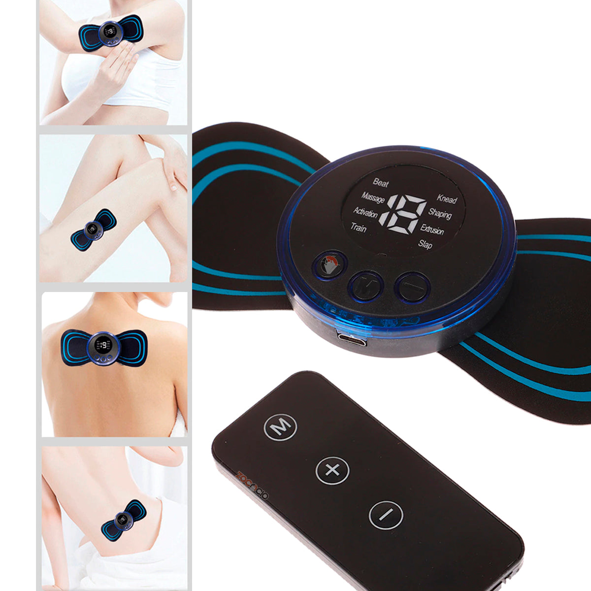 CoraPulse™ - Masajeador Eléctrico con Tecnología TENS (bv)