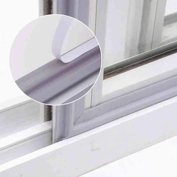 2 Tiras de Sellado Autoadhesiva para Ventanas y Puertas Corredizas
