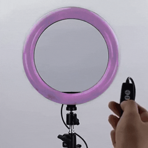 Aro de Luz LED RGB de 30CM con Tripode + Control Remoto