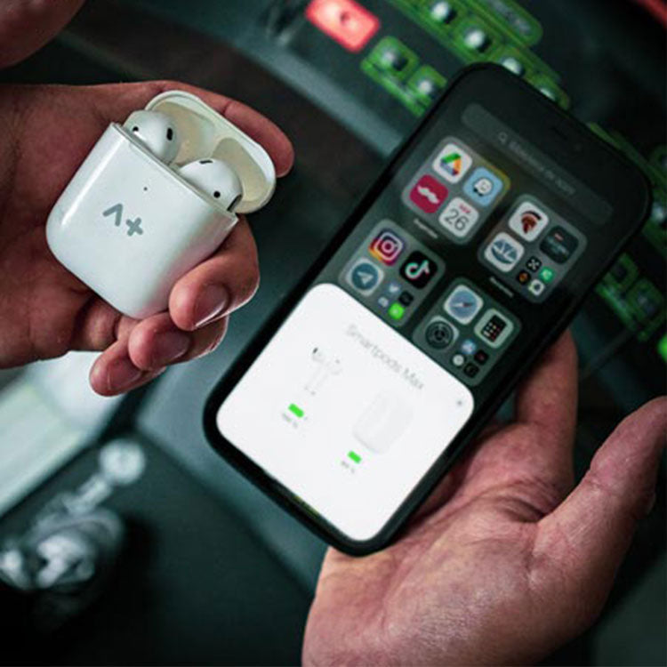Audífonos inalámbricos bluetooth smartpods max by A+