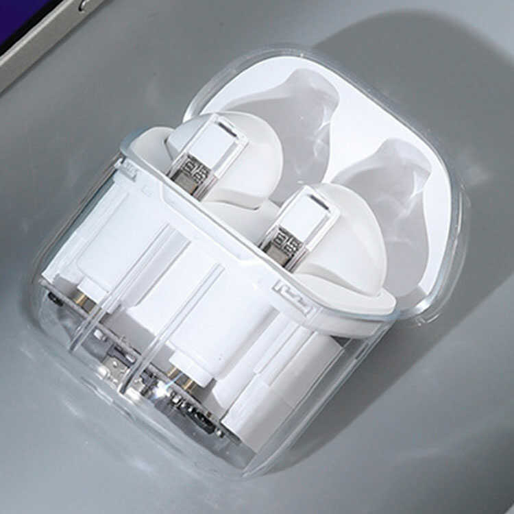 Audífonos Inalámbricos Transparentes Bluetooth TWS YX06