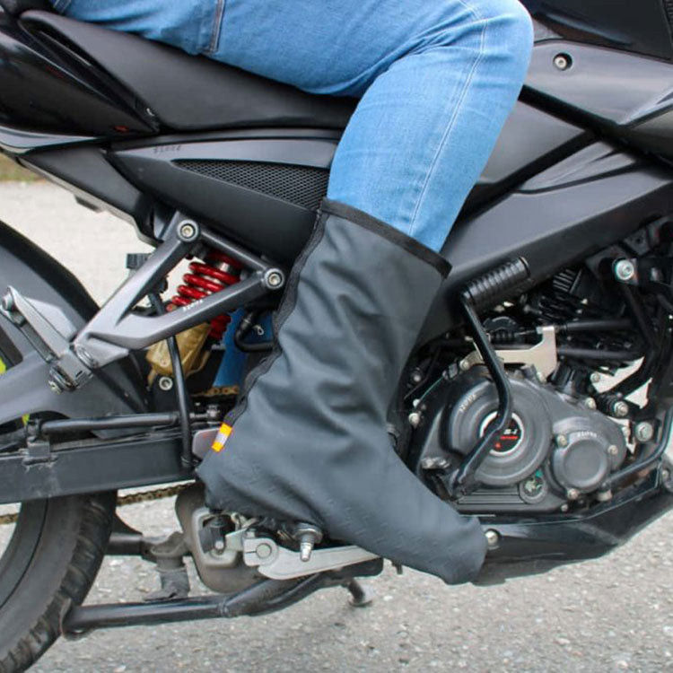 Botas Impermeables de Latex Media Pierna para Moto