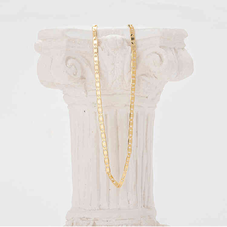 Cadena ORO AURUX Valentino Liso 3,5MM de 60 cm