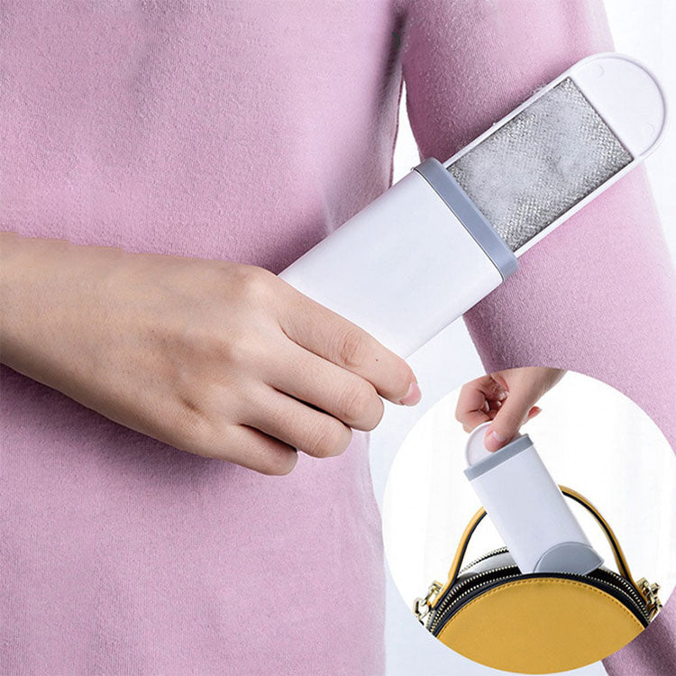 Cepillo Removedor de Lanas y Pelusas + Mini Cepillo Portátil | Limpiador de Pelusas Antiestático