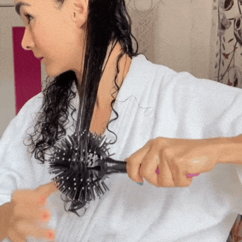 Cepillo Mágico Circular para Cabello 3D Bomb Curl 360º