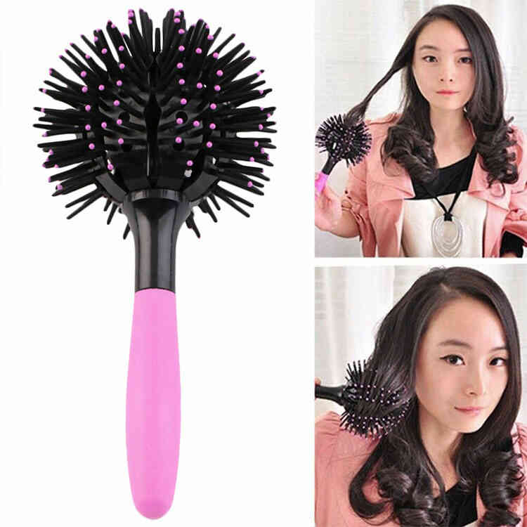 Cepillo Mágico Circular para Cabello 3D Bomb Curl 360º