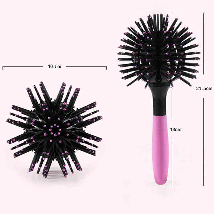Cepillo Mágico Circular para Cabello 3D Bomb Curl 360º
