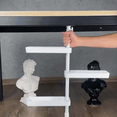 Estante Organizador de Especias para Cocina | Estante Giratorio sin Perforaciones de Pared