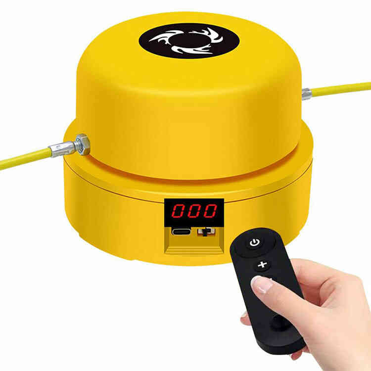 Juego de Saltar la Cuerda Recargable 10 Velocidades con Control Remoto y Conteo Automático