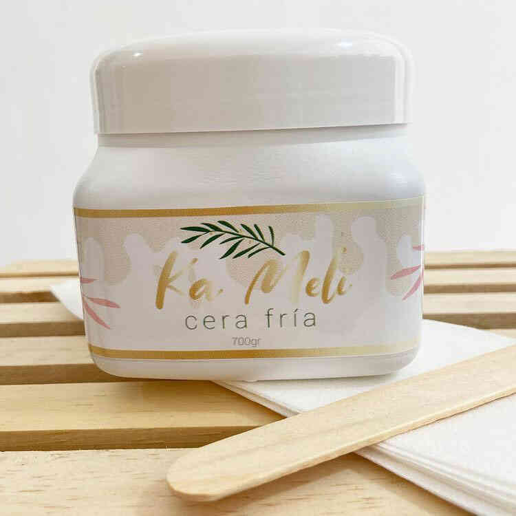 Kit Cera Fría para Depilación Corporal + 10 Lienzos y Aplicador Ka Meli