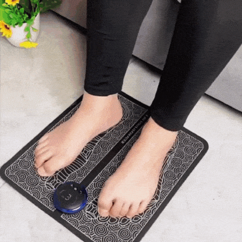 Masajeador de Pies Estimulador Muscular Eléctrico 19 Niveles de Intensidad EMS