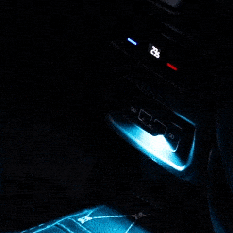 Mini Luz LED RGB de 8 Colores USB para Interior de Carro