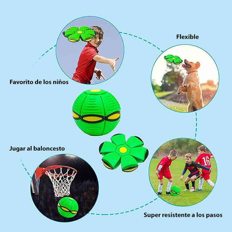 Pelota Voladora Expandible | Pelota de Deformación Mágica