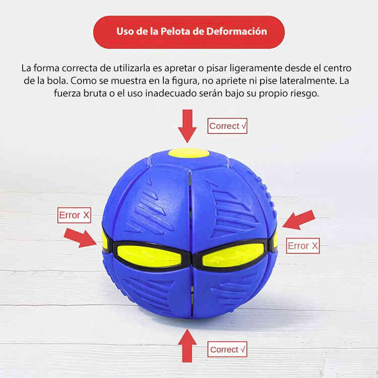 Pelota Voladora Expandible | Pelota de Deformación Mágica