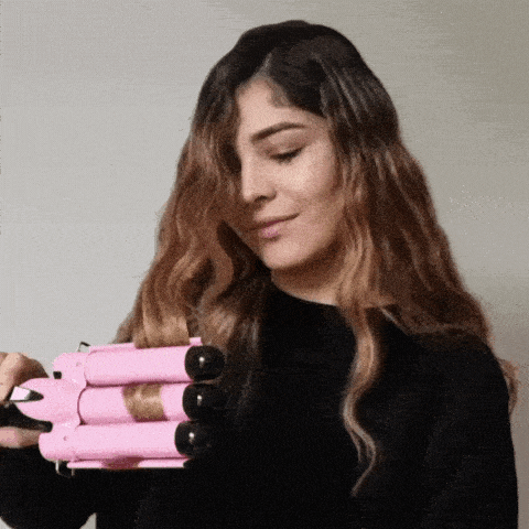 Pinza 3 Tubos Rizador y Encrespador de Cabello Ondas de Sirena