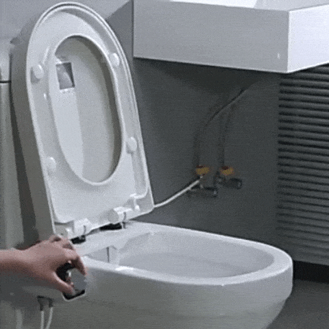 Pulverizador Bidé de Agua con Doble Boquilla Autolimpiante de Higiene | Accesorio Ajustable a Presión