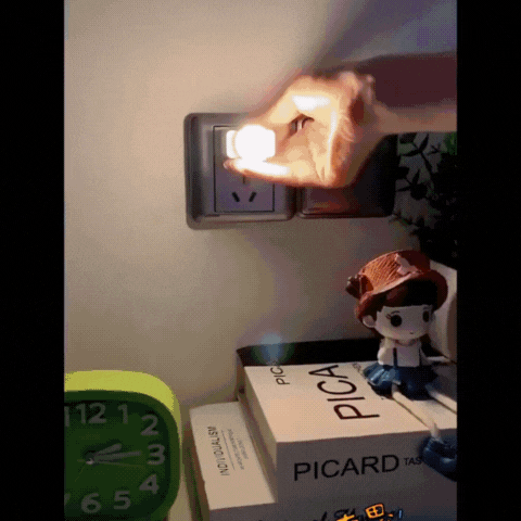 Set de 5 Mini Lámparas LED de Enchufe USB | Mini Luz Nocturna Portátil