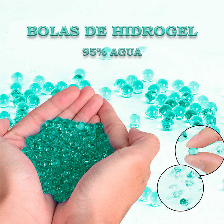 Subfusil Mini Uzi Lanzador Automático de Bolas de Hidrogel