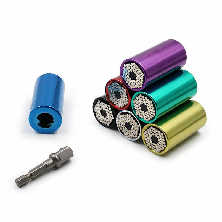 Adaptador Cabezal de llave Dinamómetra Universal 7-19 mm para Taladro