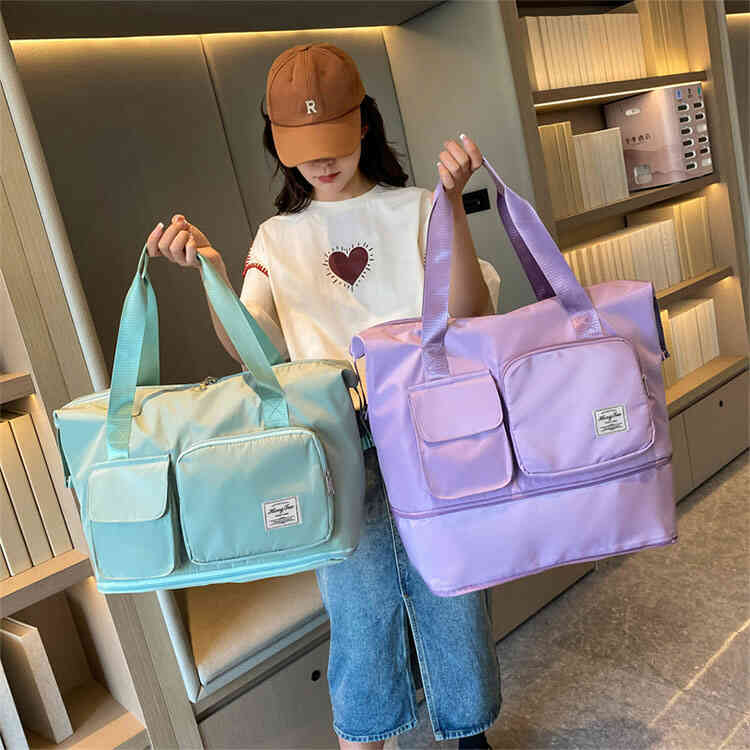 Bolso Deportivo Impermeable y Expandible de Gran Almacenamiento