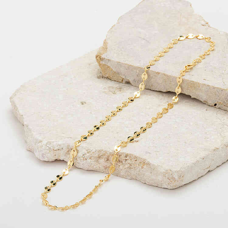 Cadena ORO AURUX Gucci Plana 45 cm