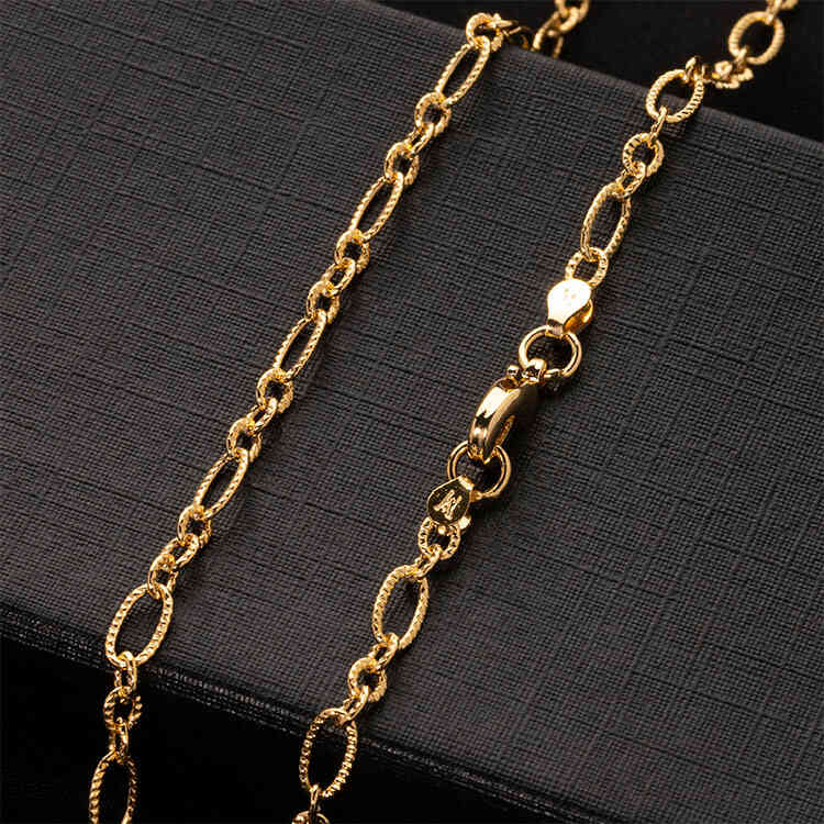 Cadena ORO AURUX Ovalo 45 cm