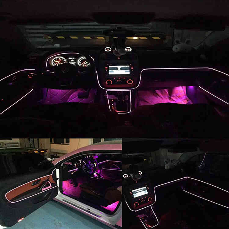 Cinta Led Flexible para Interior de Carro 5 Metros