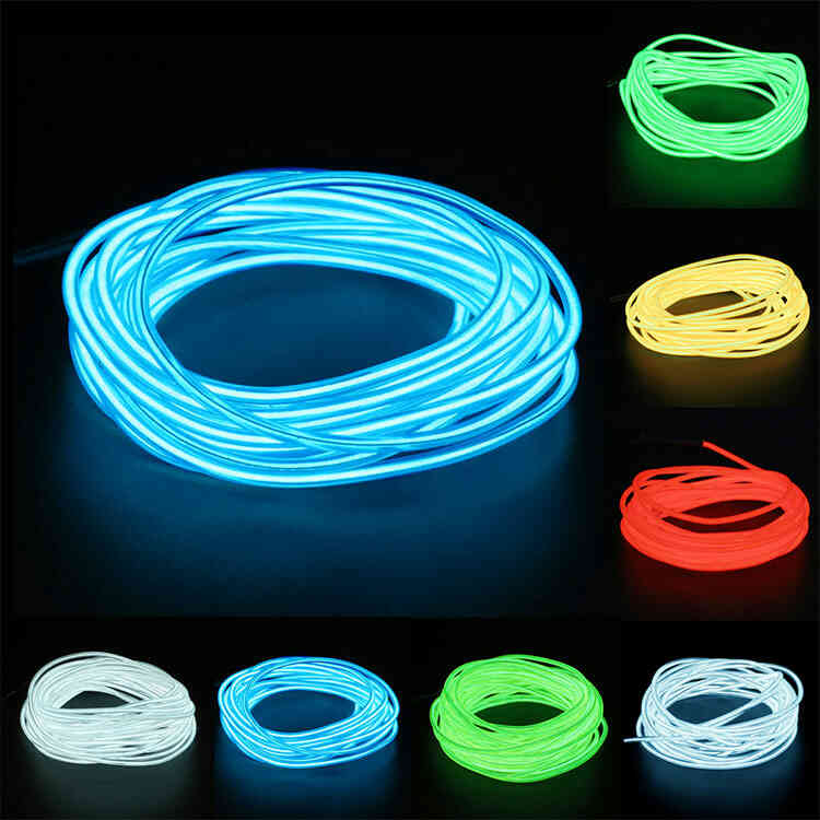 Cinta Led Flexible para Interior de Carro 5 Metros