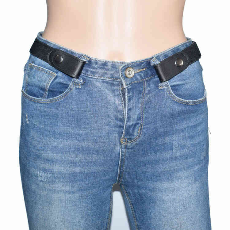 Correa Elástica sin Hebilla con Broche | Pantalones para Hombre y Mujer