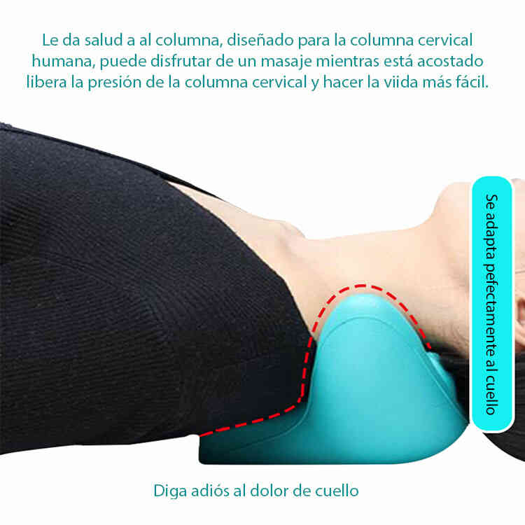 Cojín Relajante Muscular Cervical | Almohada de Masaje para Aliviar el Dolor en el Cuello
