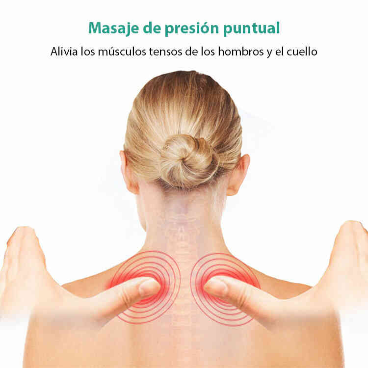 Cojín Relajante Muscular Cervical | Almohada de Masaje para Aliviar el Dolor en el Cuello