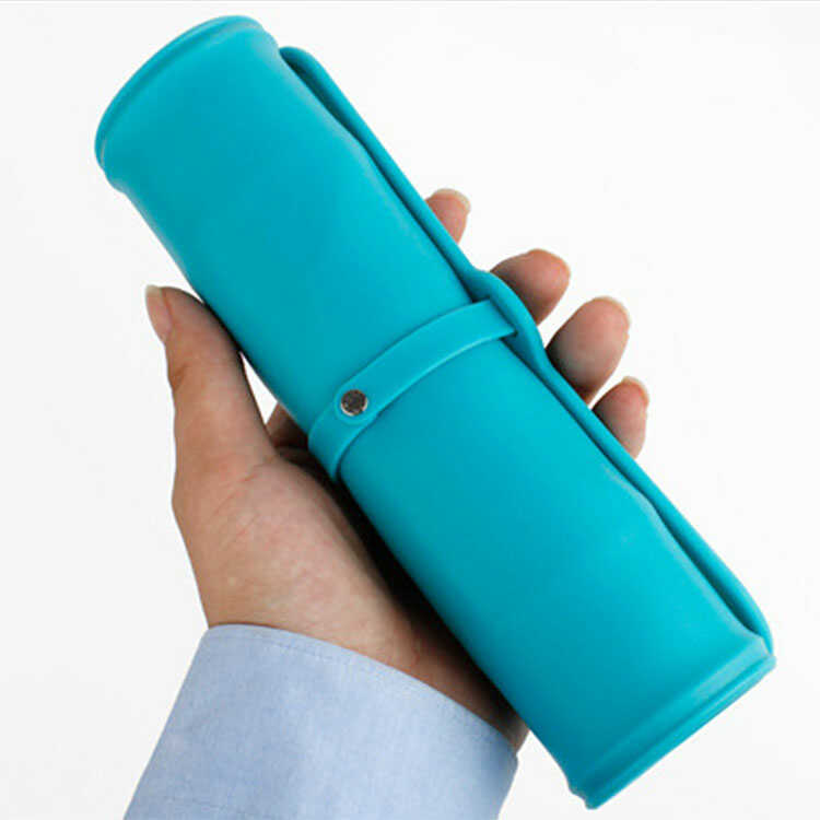 Comedero para Mascotas Plegable de Silicona + Termo para Mascotas Doble Compartimento con Plato Plegable para Mascotas
