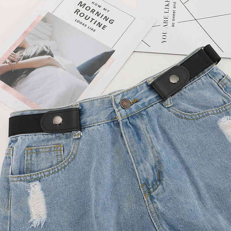 Correa Elástica sin Hebilla con Broche | Pantalones para Hombre y Mujer