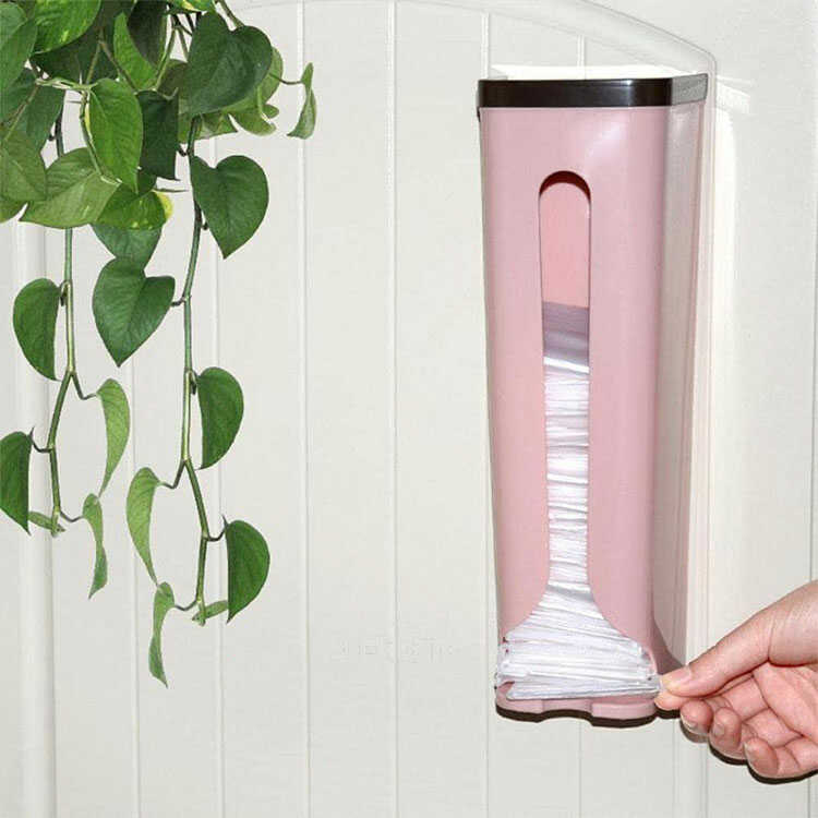 Dispensador de Bolsas Plásticas con Ventosas