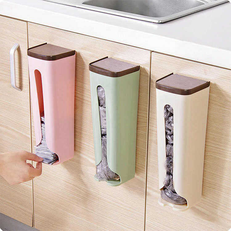 Dispensador de Bolsas Plásticas con Ventosas