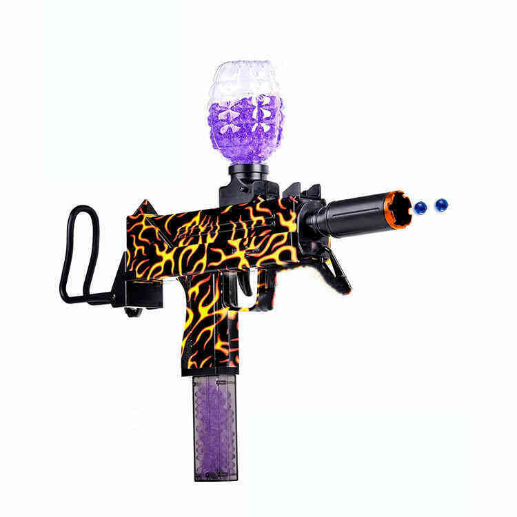 Subfusil Mini Uzi Lanzador Automático de Bolas de Hidrogel