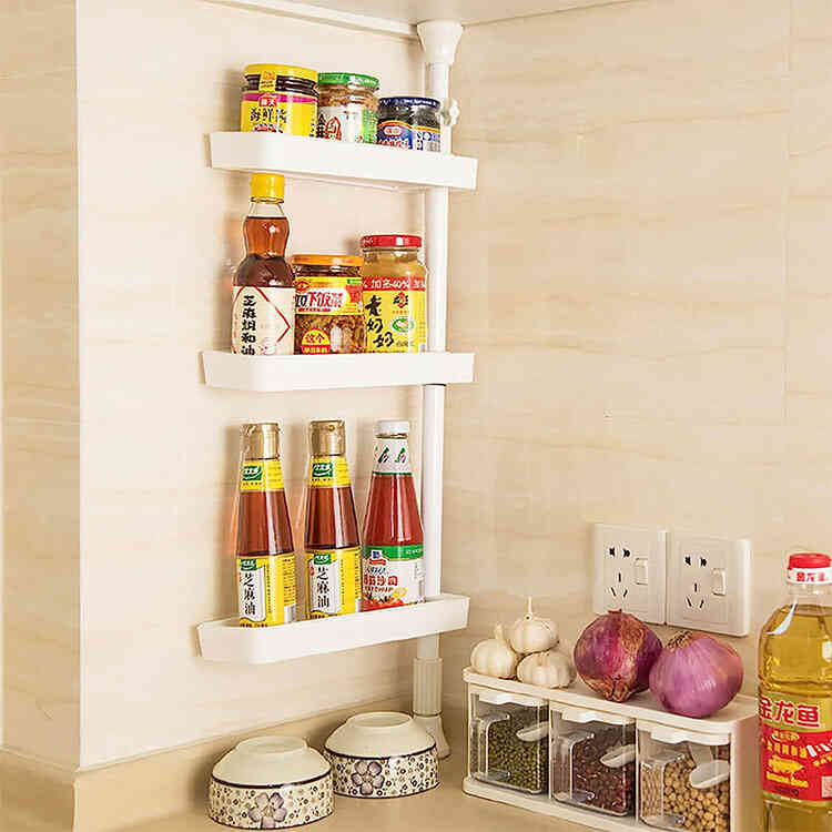 Estante Organizador de Especias para Cocina | Estante Giratorio sin Perforaciones de Pared