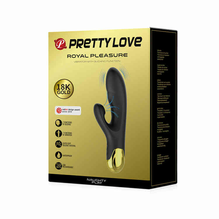 Estimulador con Doble Vibración Royal Pleasure Naughty Play Pretty Love
