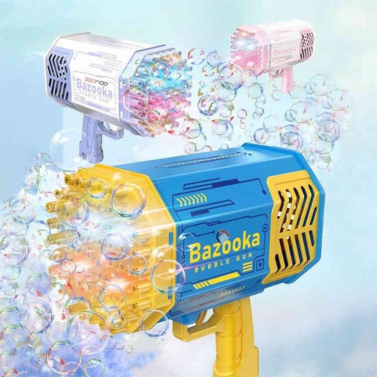 Máquina Lanzadora de Burbujas Automática Recargable