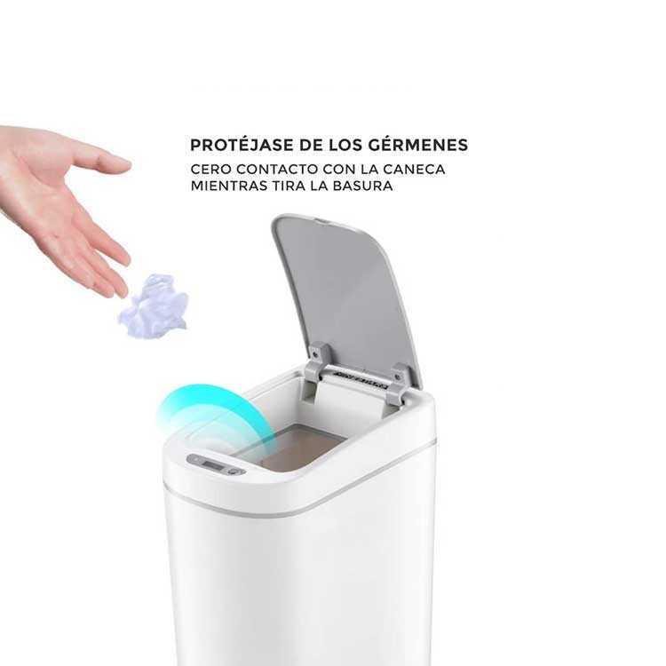 Papelera Automática sensor de movimiento 9 Litros Ninestars