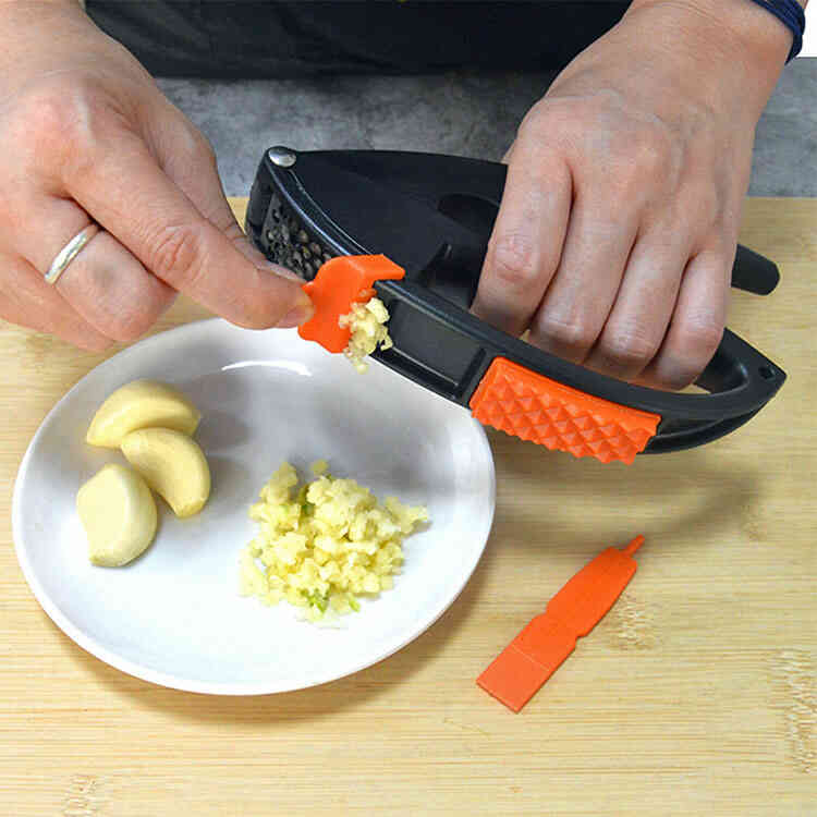 Prensa de Ajo Multifuncional 3 en 1 | Pelador de Frutas-Verduras y Ablandador de Carne