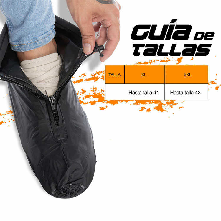 Protectores Impermeables de Calzado con Cierre para Moto