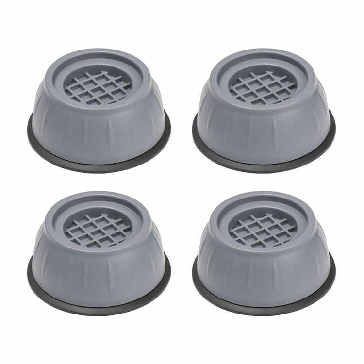 Set de 4 Protectores Antivibración para Lavadora y Secadora | Estabilizador de Lavadora y Reductor de Ruido