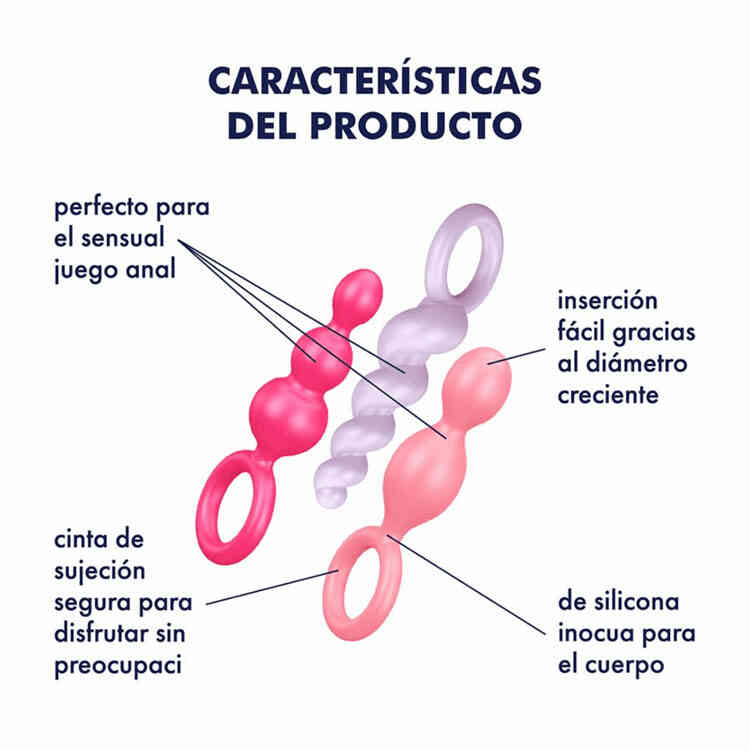 Set plugs anales satisfyer booty call