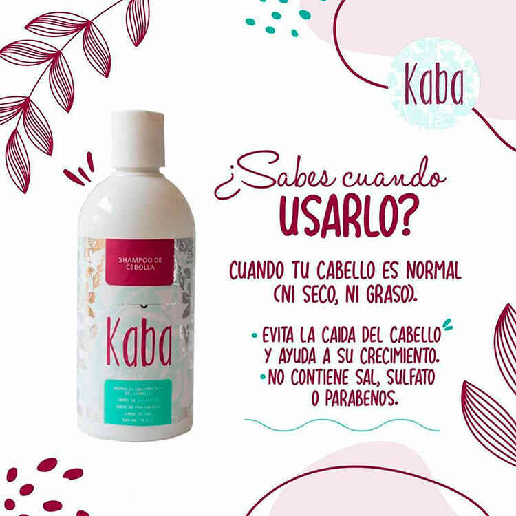 Shampoo de cebolla KABA 500ml