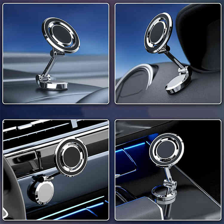 Soporte Magnético de Celular para Carro Plegable y Giratorio 360º QY47