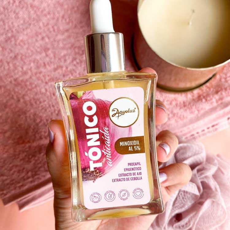 Tónico Anticaída y Anticaspa estimula y retarda la caída del cabello Anyeluz