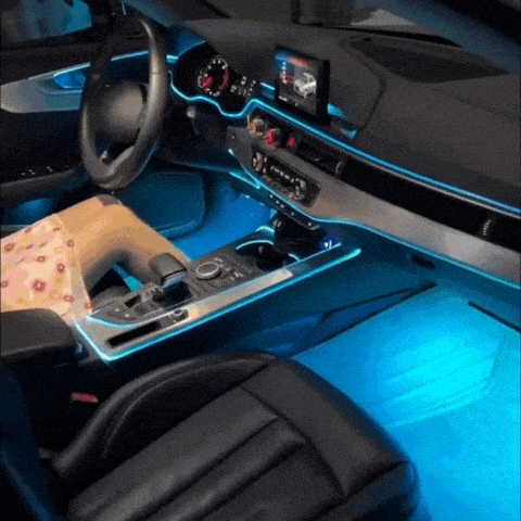Cinta Led Flexible para Interior de Carro 5 Metros