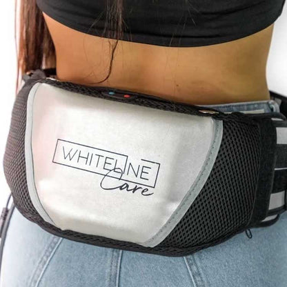 Cinturón de electroestimulación con difusor de calor para reducción de medidas con masajeador oscilante Whiteline Care