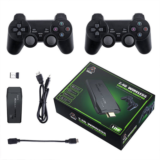 Consola de Videojuegos Retro de 64G Stick Lite 4K Incluye 2 Controles con 10.000 Juegos Integrados